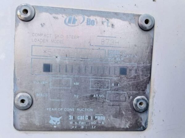 Bobcat 873H - Chargeuse - Image 2
