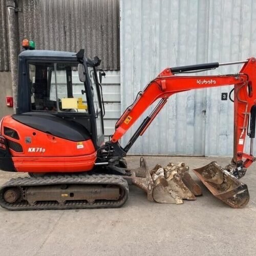 Mini pelle Kubota KX71-3 , 2014 , 2,7T
